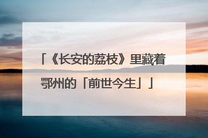 《长安的荔枝》里藏着鄂州的「前世今生」