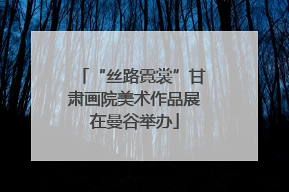 “丝路霓裳”甘肃画院美术作品展在曼谷举办