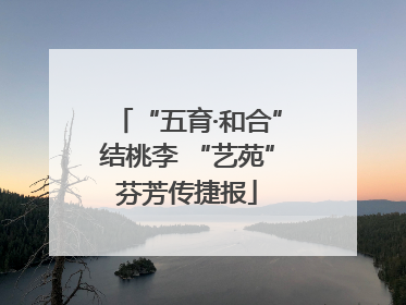 “五育·和合”结桃李 “艺苑”芬芳传捷报