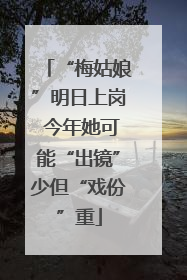 “梅姑娘”明日上岗 今年她可能“出镜”少但“戏份”重