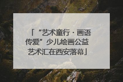 “艺术童行・画语传爱”少儿绘画公益艺术汇在西安落幕