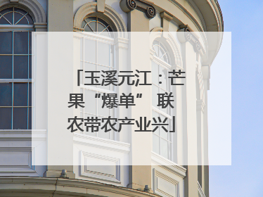 玉溪元江：芒果“爆单” 联农带农产业兴