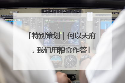 特别策划｜何以天府，我们用粮食作答