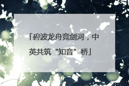 碧波龙舟竞剑河，中英共筑“知音”桥