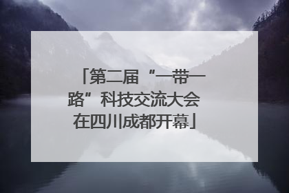 第二届“一带一路”科技交流大会在四川成都开幕