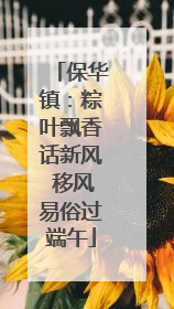 保华镇：粽叶飘香话新风 移风易俗过端午