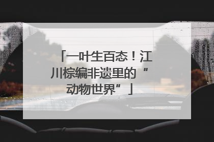 一叶生百态！江川棕编非遗里的“动物世界”