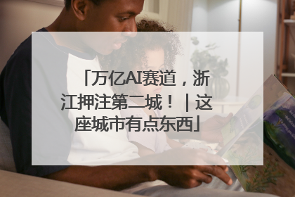 万亿AI赛道，浙江押注第二城！｜这座城市有点东西