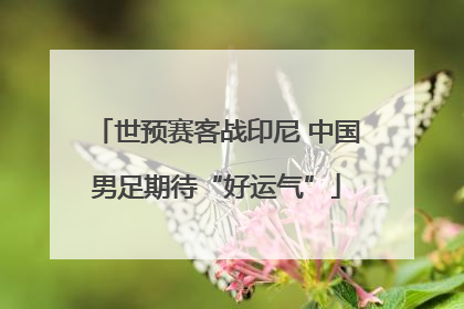 世预赛客战印尼 中国男足期待“好运气”