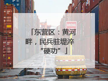 东营区：黄河畔，民兵驻堤淬“硬功”