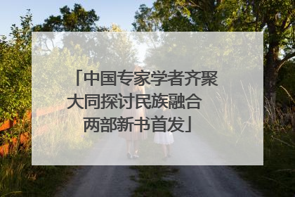 中国专家学者齐聚大同探讨民族融合 两部新书首发