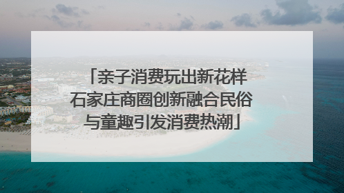 亲子消费玩出新花样 石家庄商圈创新融合民俗与童趣引发消费热潮