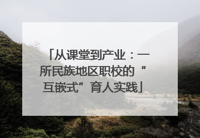 从课堂到产业：一所民族地区职校的“互嵌式”育人实践