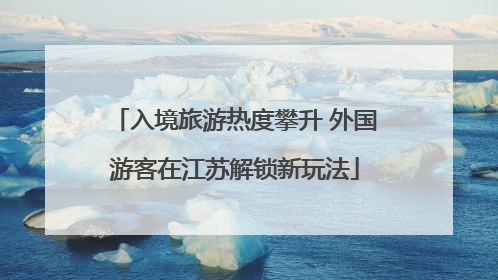 入境旅游热度攀升 外国游客在江苏解锁新玩法