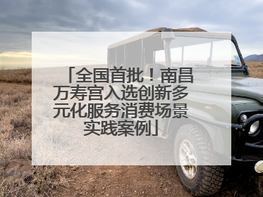 全国首批！南昌万寿宫入选创新多元化服务消费场景实践案例