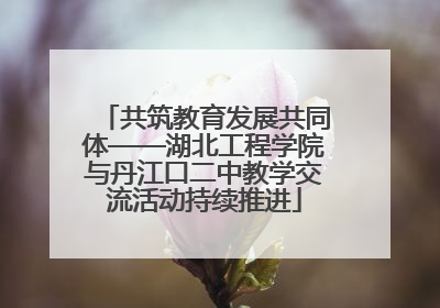 共筑教育发展共同体——湖北工程学院与丹江口二中教学交流活动持续推进