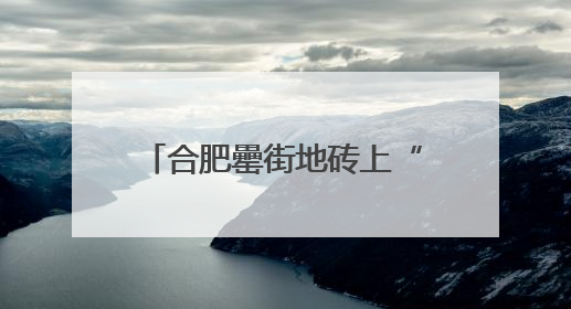 合肥罍街地砖上“惊现”多种海洋生物化石 专家：具有一定观赏价值