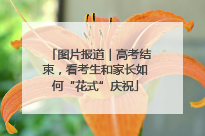 图片报道｜高考结束，看考生和家长如何“花式”庆祝