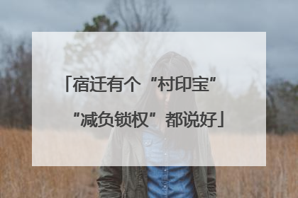 宿迁有个“村印宝” “减负锁权”都说好