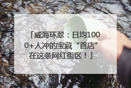 威海环翠：日均1000+人冲的宝藏“首店”在这条网红街区！