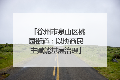 徐州市泉山区桃园街道：以协商民主赋能基层治理