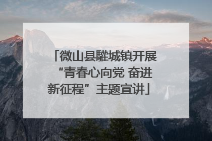 微山县驩城镇开展“青春心向党 奋进新征程”主题宣讲