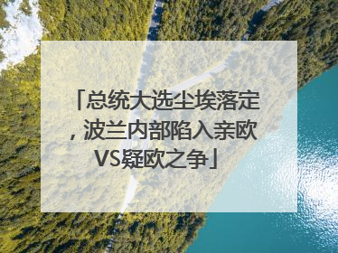 总统大选尘埃落定，波兰内部陷入亲欧VS疑欧之争