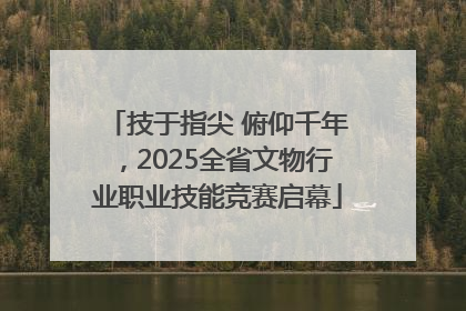技于指尖 俯仰千年，2025全省文物行业职业技能竞赛启幕