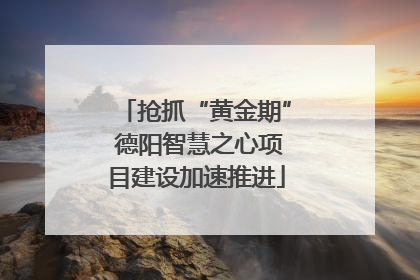 抢抓“黄金期” 德阳智慧之心项目建设加速推进