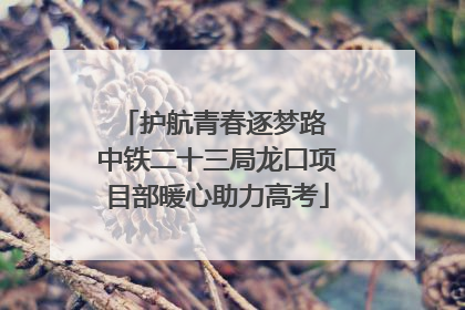 护航青春逐梦路 中铁二十三局龙口项目部暖心助力高考