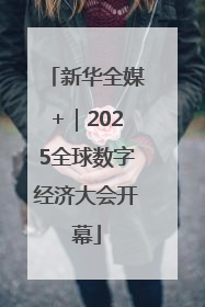 新华全媒+｜2025全球数字经济大会开幕