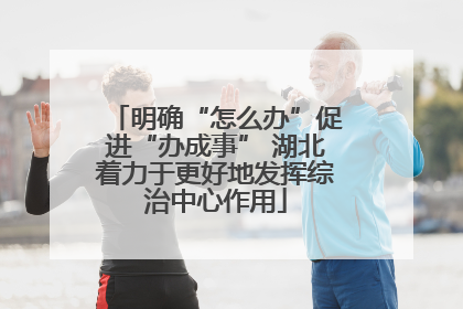 明确“怎么办”促进“办成事” 湖北着力于更好地发挥综治中心作用