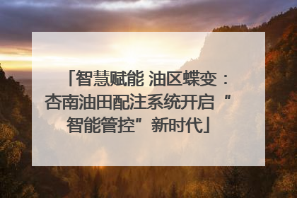 智慧赋能 油区蝶变：杏南油田配注系统开启“智能管控”新时代
