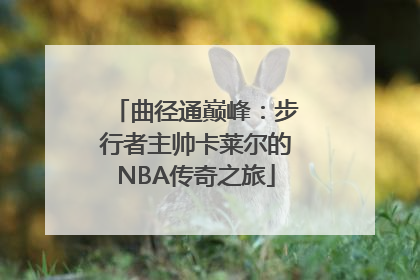 曲径通巅峰：步行者主帅卡莱尔的NBA传奇之旅