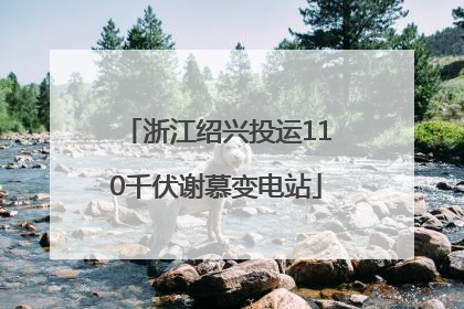 浙江绍兴投运110千伏谢慕变电站