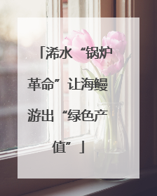 浠水“锅炉革命”让海鳗游出“绿色产值”