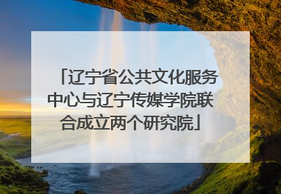 辽宁省公共文化服务中心与辽宁传媒学院联合成立两个研究院