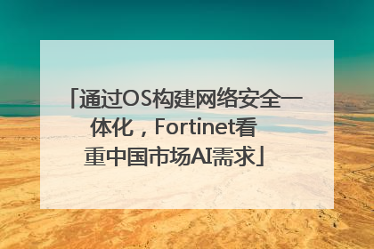 通过OS构建网络安全一体化，Fortinet看重中国市场AI需求