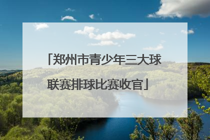 郑州市青少年三大球联赛排球比赛收官