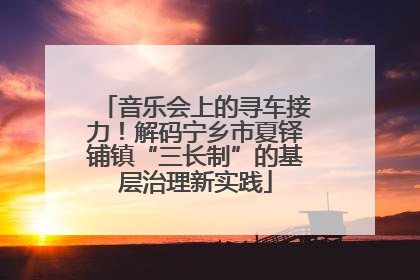 音乐会上的寻车接力！解码宁乡市夏铎铺镇“三长制”的基层治理新实践
