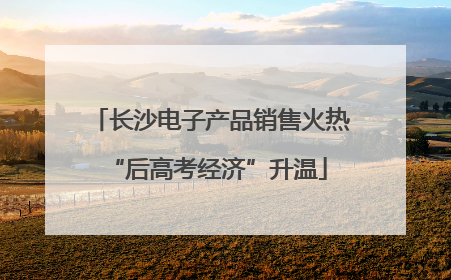 长沙电子产品销售火热 “后高考经济”升温