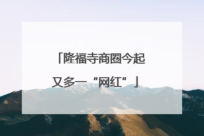 隆福寺商圈今起又多一“网红”