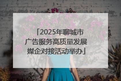 2025年聊城市广告服务高质量发展媒企对接活动举办