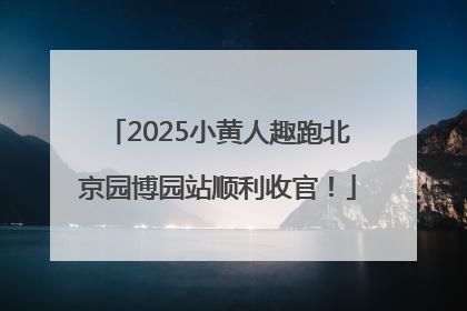 2025小黄人趣跑北京园博园站顺利收官！