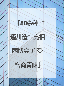 80余种“通川造”亮相西博会 广受客商青睐