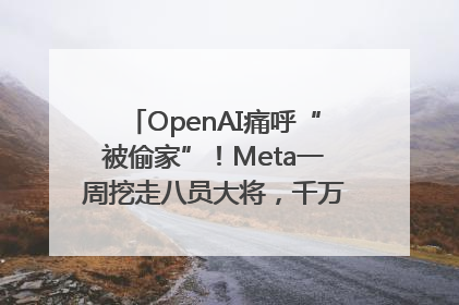 OpenAI痛呼“被偷家”！Meta一周挖走八员大将，千万美元薪酬战开打