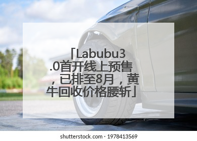 Labubu3.0首开线上预售，已排至8月，黄牛回收价格腰斩